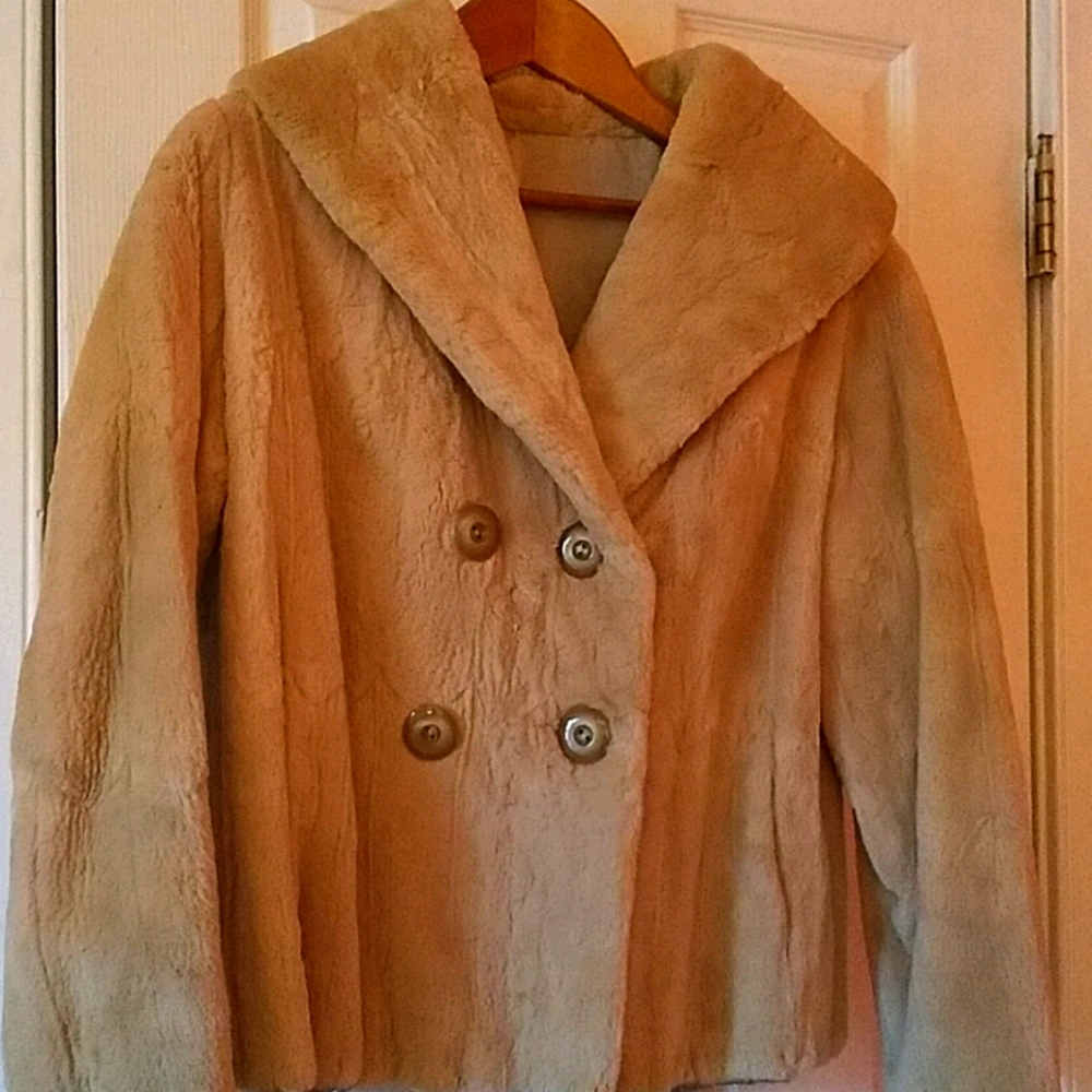 Sheared Beaver Fur Coat